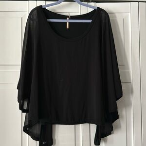 Women’s black Elan blouse size large